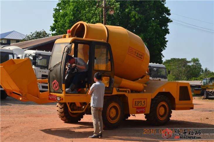 3.5m3 Self-loading Concrete Mixer